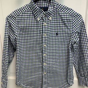 Polo Ralph Lauren boy’s button down flannel shirt.